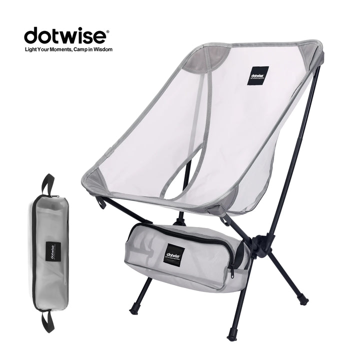 Moon Chair Breathable Outdoor Chair Camping Fishing Chair Mesh Material 7075 Aluminum Alloy Breathable Surface Anti Sinking