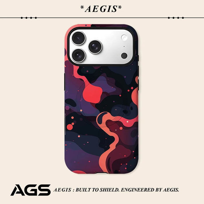Nebula Blob Phone Case For Magnetic Phone Case For IPhone 18 17 16 15 14 13 Pro Max Plus Single Double-layer Tough Case