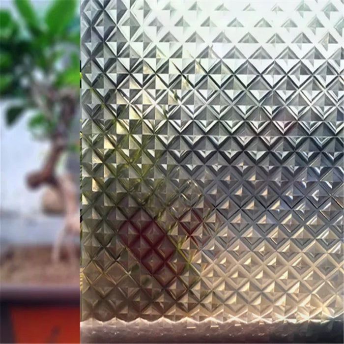 Stained Decorative Window Film Static Self Adhesive Glass Sticker Heat Control Vinyl Window Cling For Home Door Glass Decals