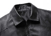 Close-up of the jacket collar and zip