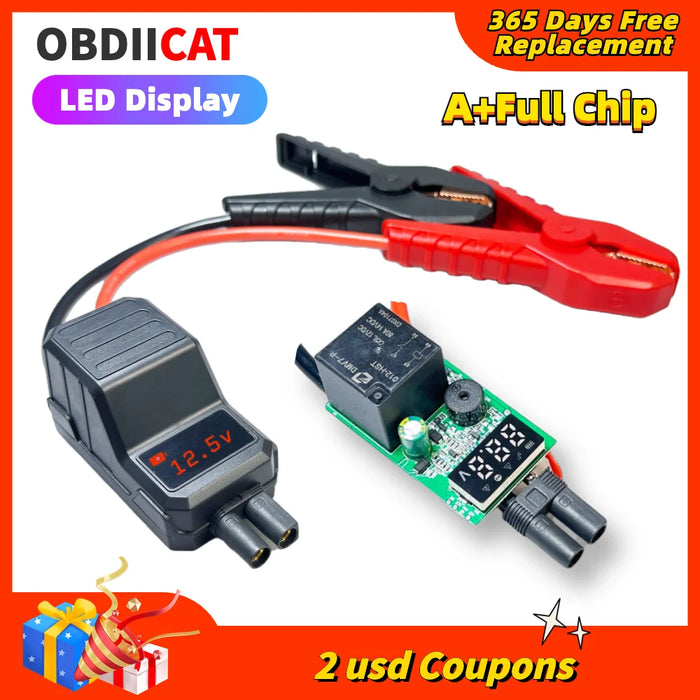 Emergency Jumper Cable Clip Intelligent Clamp Booster Smart Battery Clips for Universal 12V Car Jump Starter