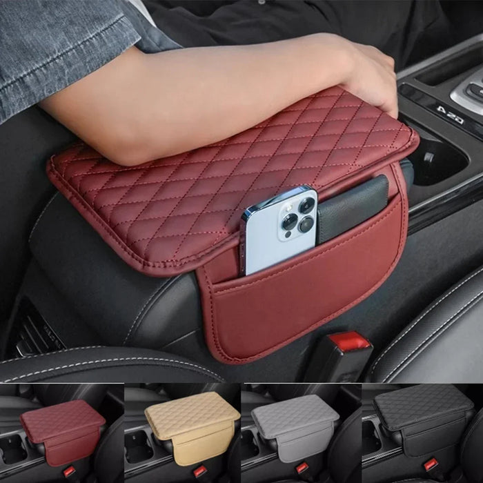 Increase the height of the car armrest box with padding, side storage bags, interior decoration, and universal storage bags