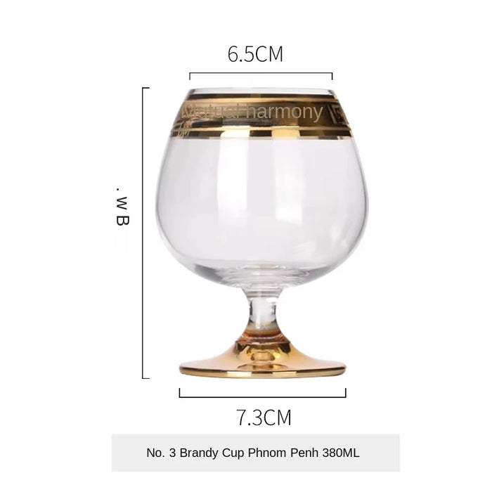 Phnom Penh European Glass Brandy Champagne Glasses Tall Wine Glasses Crystal Wine Glasses Table Household Glasses