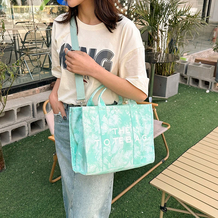 Large Canvas Tote Bag Shoulder Crossbody Bags for Women Handbag