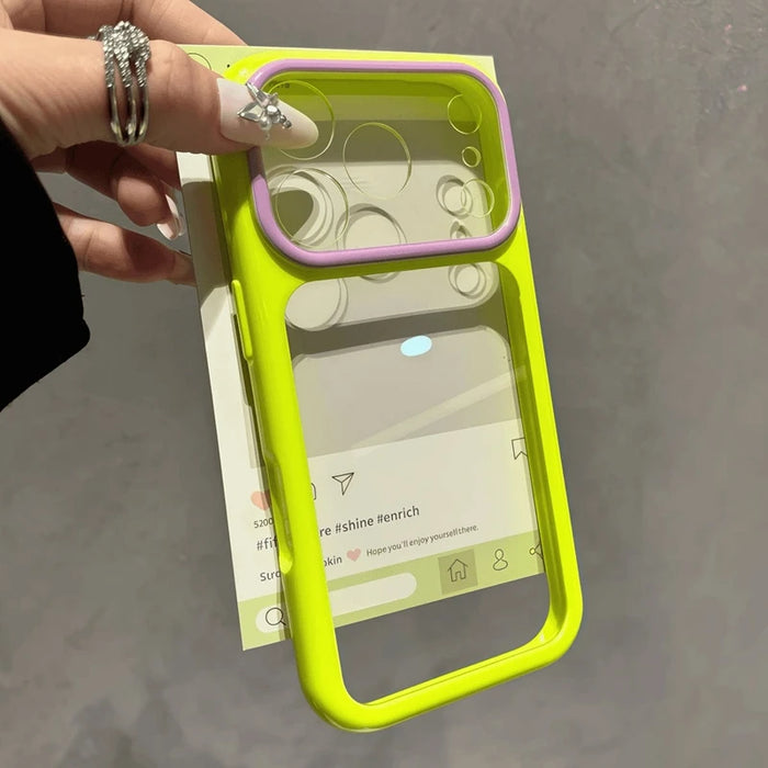 Luxury Candy Clear Phone Case For IPhone 11 12 13 14 15 16 17 18 Pro Max Plus Air Transparent Shockproof Bumper Back Cases Cover