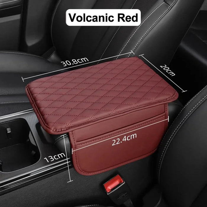 Increase the height of the car armrest box with padding, side storage bags, interior decoration, and universal storage bags