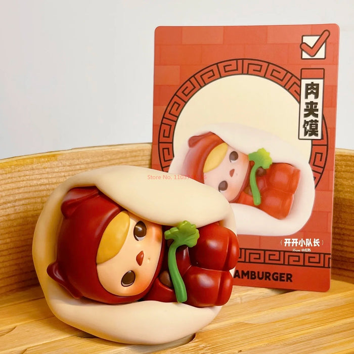 Pucky The Feast Series Gourmet Restaurant Action Figurine Kawaii Doll Toy Cartoon Model Pvc Desktop Doll Toys Festival