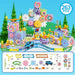 263-piece electric gear set with track, car and piece list