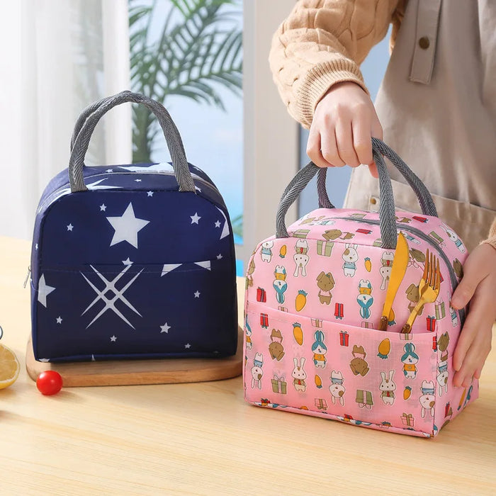 Portable Thermal Food Lunch Bag for Women and kid