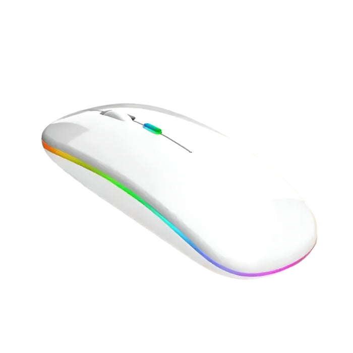 Rechargeable Wireless Mouse LED Backlit Mouse Laptop Computer Mouse 2.4Ghz