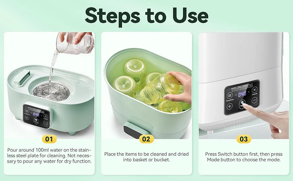 Baby Feeding Bottle Warmer & Sterilizers & Dryer Heater Electric Steam Bottle