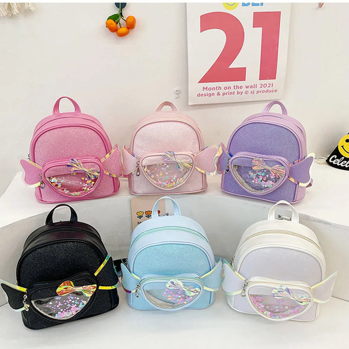 Children's PU Cartoon Bag Personalized Name Lightweight