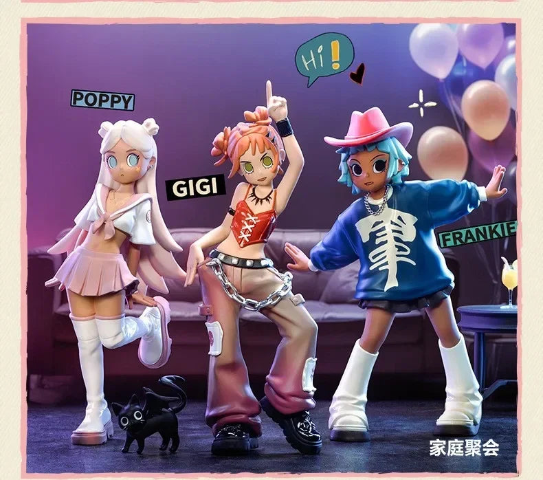 Original Peach Mystery Box Riot Series Blind Box Kawaii Surprise Mystery Box Anime Lucky Bag Pvc Room Decoration Christmas Gift