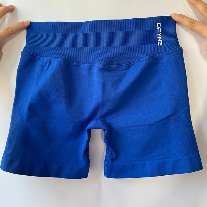 Impact Shorts 4.5'' Low Waist Seamless Yoga Shorts Scrunch Bum Gym Shorts Women Workout Biker Stretch Fitness Short XS-XL