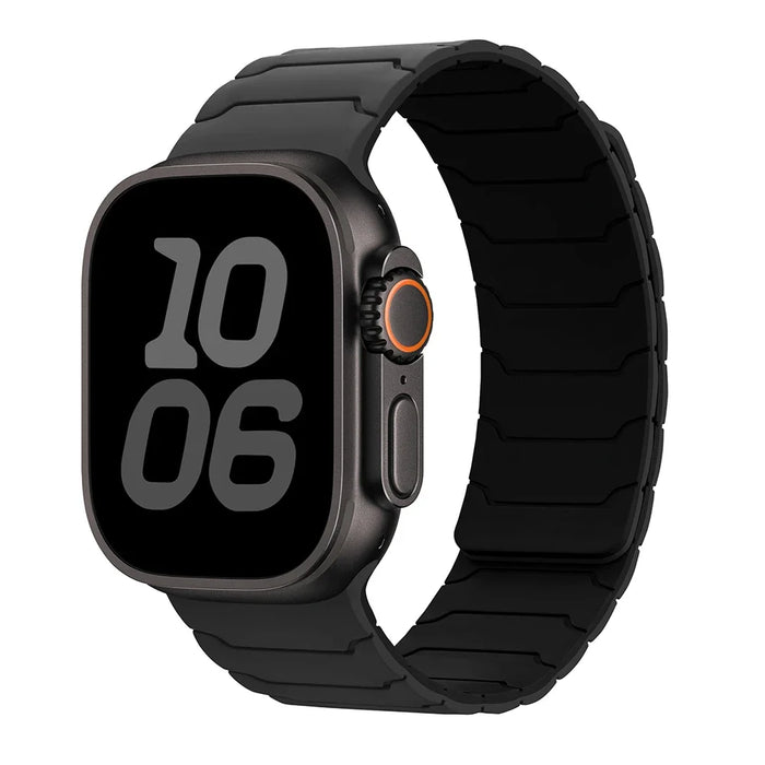 Strap For Apple Watch ultra 2 Band 49mm 45mm 44mm 40mm 42mm 46mm 41mm 38mm Magnetic Silicone Bracelet IWatch Series 10 SE 9 8 7