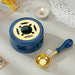Wax seal melting stove and spoon: Stove + Spoon, Navy