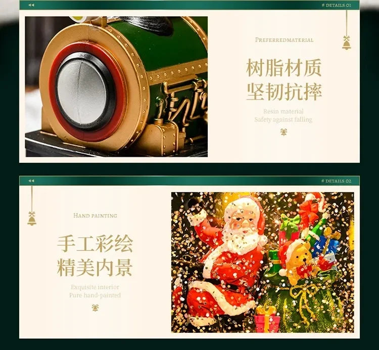 Christmas Gift Santa Tree Small Night Lamp Storm Lantern Decoration