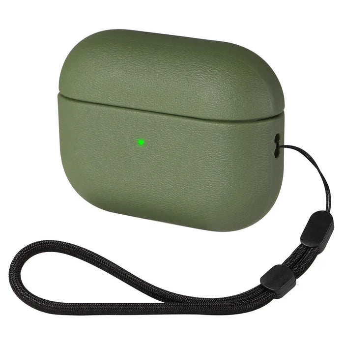 Leather grain Case For AirpPods Pro 2 For Airpods Pro 3 Case Airpods 4 3 Apple Bluetooth Earphone Accessories Protect Machine