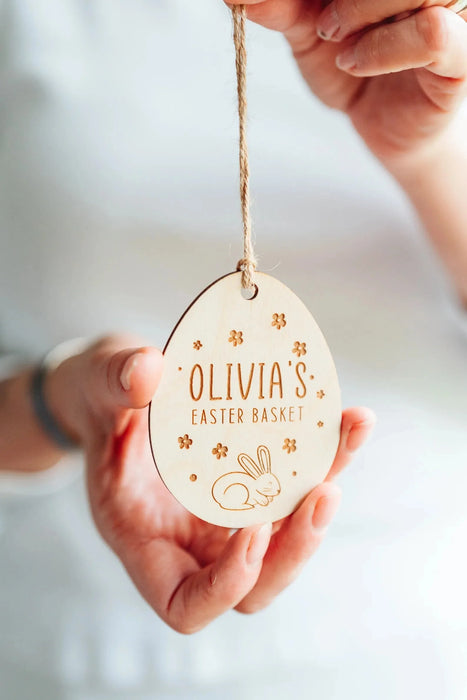Personalized Easter Gift|Easter decoration personalized from wood| Easter pendant with name | Easter pendant |Easter basket
