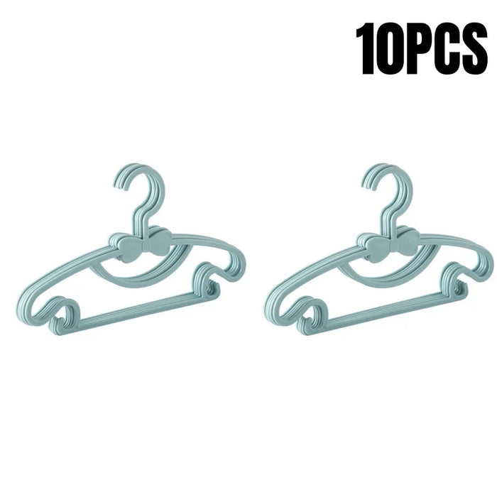 5-50Pcs Baby Hangers Plastic Kids Clothes Storage Hanger for Nursery Children Hangers Toddler Infant Portable Coats Home Rack