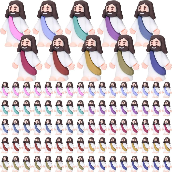 Easter Jesus Toys Easter Mini Jesus Figurines Decorative Multifunctional Party Favors Sunday School Craft Multiple specification