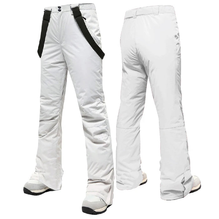 Ski Pants Women Thick  Waterproof Winter Snow Pants Breathable Overalls
