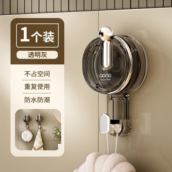 Suction Hooks Strong Vacuum Power Traceless No-Drilling Adhesive Hooks for Home Bathroom Kitchen Door Back and Toilet Area