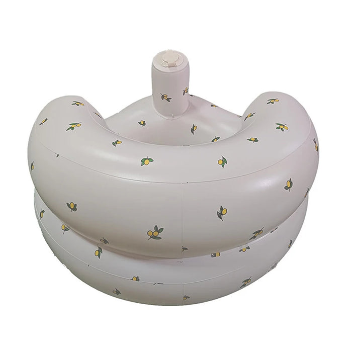 Inflatable Baby Seat for Babies 3-36 Months,Built in Air Pump Children Baby Sofa,Bumbo Seat for Learning to Sit,Feeding,Camping