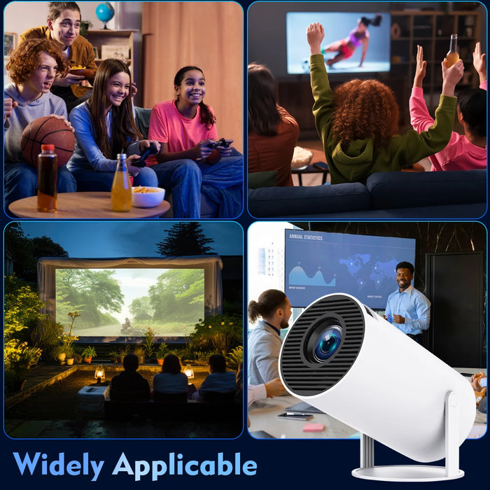 Magcubic Projector HY300 Pro 4K Android 11 Dual Wifi6 260ANSI Allwinner H713 BT5.0 1080P 1280*720P