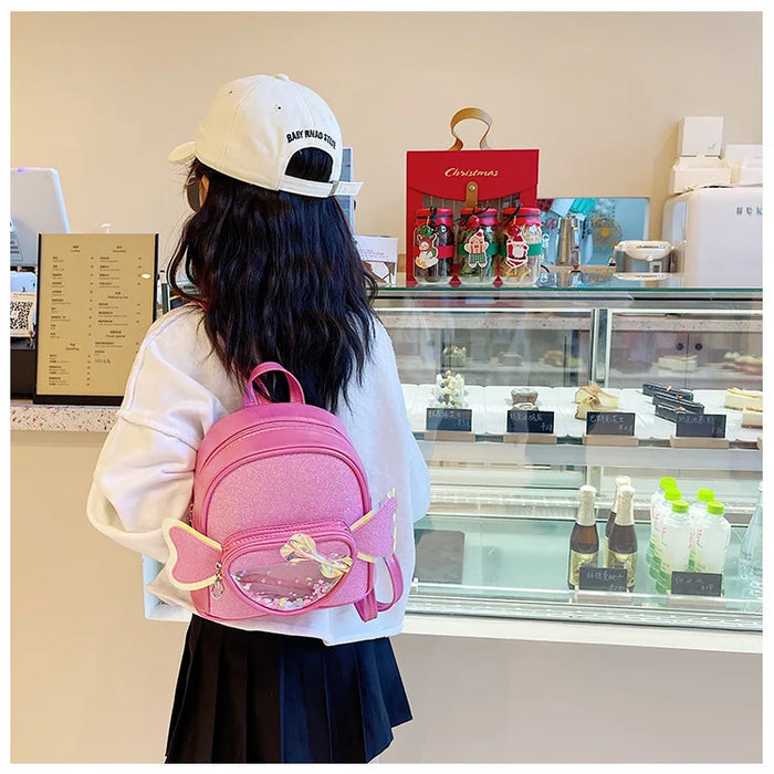 Children's PU Cartoon Bag Personalized Name Lightweight