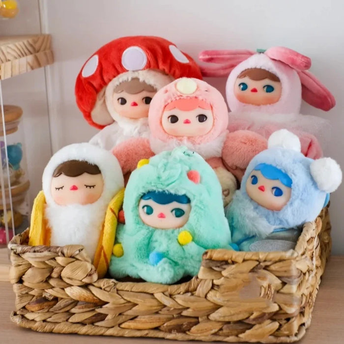 Genuine Pucky Elf Forest Party Series Blind Box Enamel Plush Pendant Collection Desktop Decoration Creative