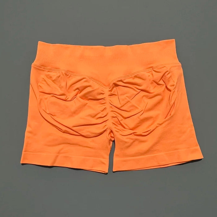 Women Fitness Workout Shorts Yoga High Waist Lift Butt Fitness Shorts Gym Running Sportswear Women Push Up Gym Leggings