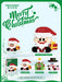 Santa micro block figure, 286 pieces, with box