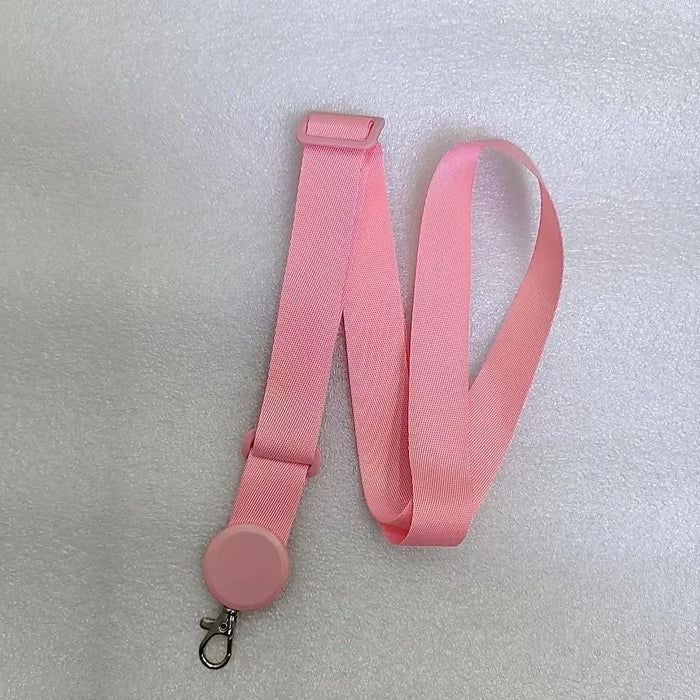 Detachable Adjustable Strap Crossbody Patch Phone Lanyard For Phone Flat Nylon Patch Necklace Clip Snap Hanging Cord Rope