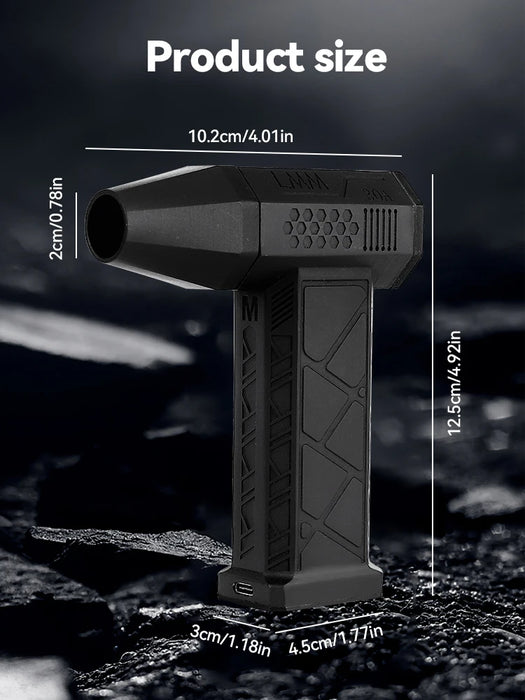 Electric Air Blower 130000RPM Powerful Snow Blower High-speed Dust Fan Mini Turbo Jet Fan Handheld Brushless Motor Car Dryer