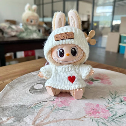 Labubu Doll Clothes Outfit Accessories For Korea Kpop Exo Labubu Idol V1 V2 Skirt sweater Clothing Gift