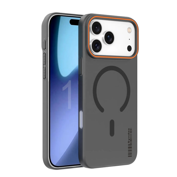 Popular Candy Colour PC Frosted Magnetic Charging Phone Case For IPhone 17 Air Pro Max Anti-Drop Translucent Matte Protect Cover