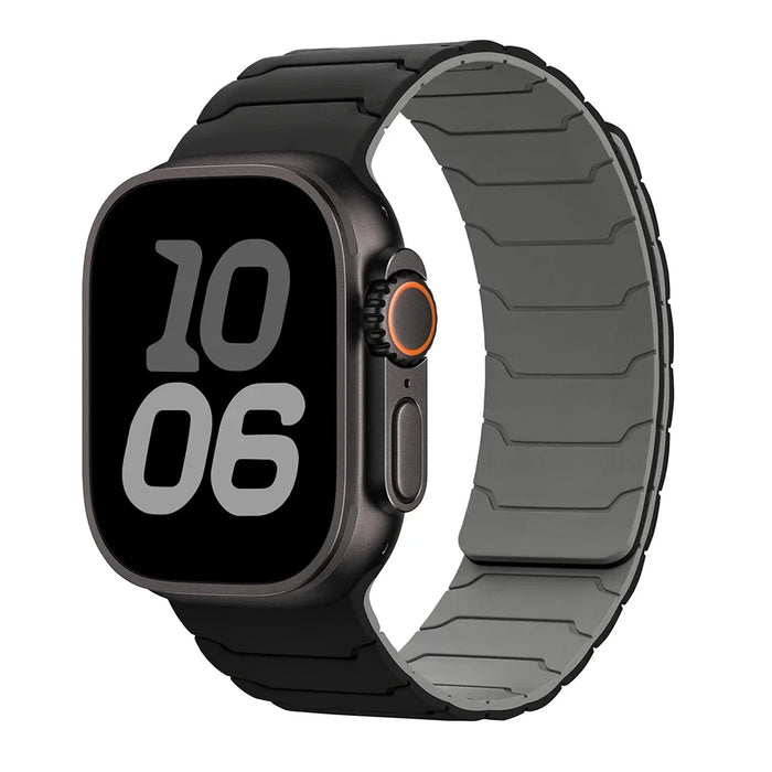 Strap For Apple Watch ultra 2 Band 49mm 45mm 44mm 40mm 42mm 46mm 41mm 38mm Magnetic Silicone Bracelet IWatch Series 10 SE 9 8 7
