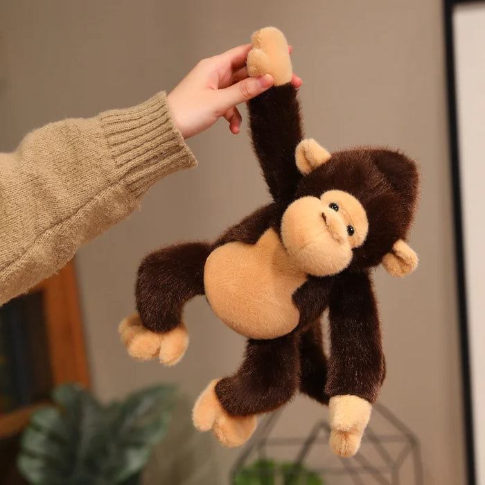 kawaii Monkey Plush Soft Comfort stuffed Dolls Decor Pillow Cartoon Animals golden monkey kids Birthday Christmas Gifts