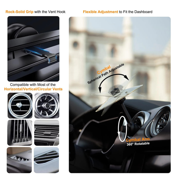 Universal Mini Drums Colliding With Cymbals Vent Decoration For Car Rugged Automotive Interior Accessories Crash Proof Design