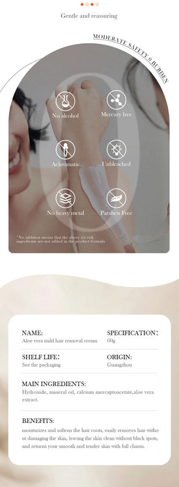 Hair Removal Cream Permanent Epilator Cream Intimate Areas Health Painless Hair Remover Growth Inhibitor for Men Woman Body Care