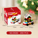 Christmas train gingerbread car micro block set, 260 pieces, with box