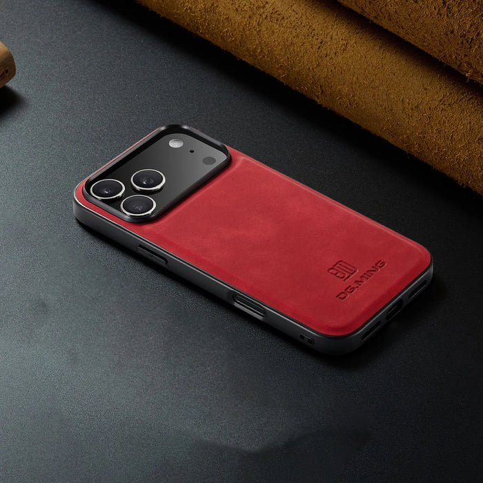 Magnetic Genuine Leather Case for iPhone 17 Pro Max 17 Air 17 Pro Cover Magnet Mag-safe Wireless Charge Shockproof Soft Shell