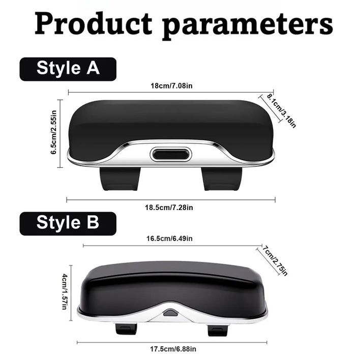 New Car Glasses Box Portable Car Glasses Frame Car Driving Glasses Frame Glasses Box Sunshade Glasses Auto Interior Accessories