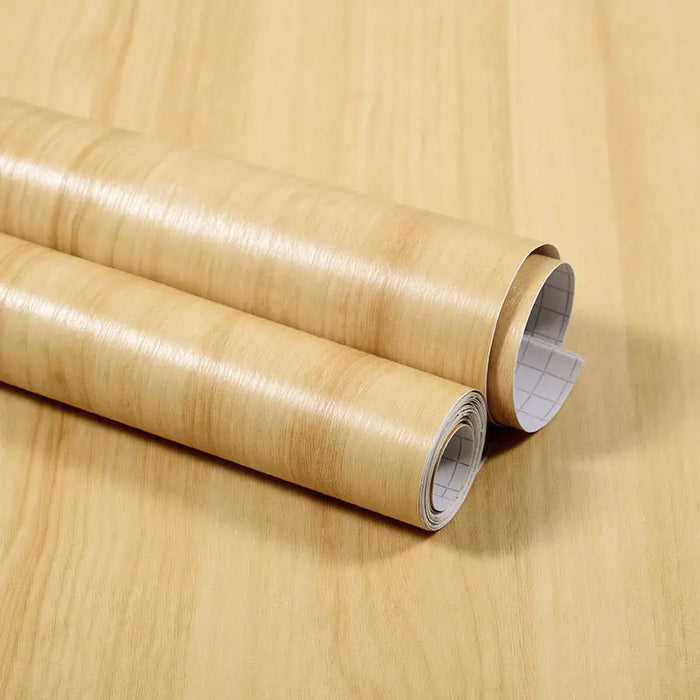 Vinyl Self-adhesive Waterproof Wood Wallpapers Wall Stickers for Wall in Rolls Furniture Renovation Film Bedroom Home Decor PVC