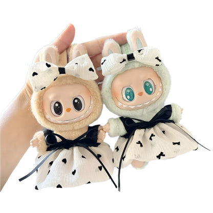 Labubu Doll Clothes Outfit Accessories For Korea Kpop Exo Labubu Idol V1 V2 Skirt sweater Clothing Gift