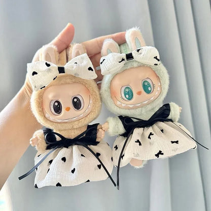 Labubu Doll Clothes Outfit Accessories For Korea Kpop Exo Labubu Idol V1 V2 Skirt sweater Clothing Gift