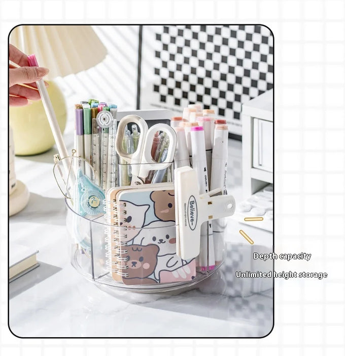 360-Degree Rotating Pen Holder for Desk,Desk Organizers and Accessories