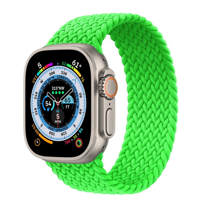 Braided Solo Loop For Apple Watch Strap 44mm 40mm 45mm 41mm 49mm 42mm 46mm Bracelet iWatch Series 10 9 SE 8 7 6 5 4 Ultra 2 Band