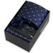 Men's tie gift set, style BBJ-47: tie, pocket square, cufflinks and pins in a gift box